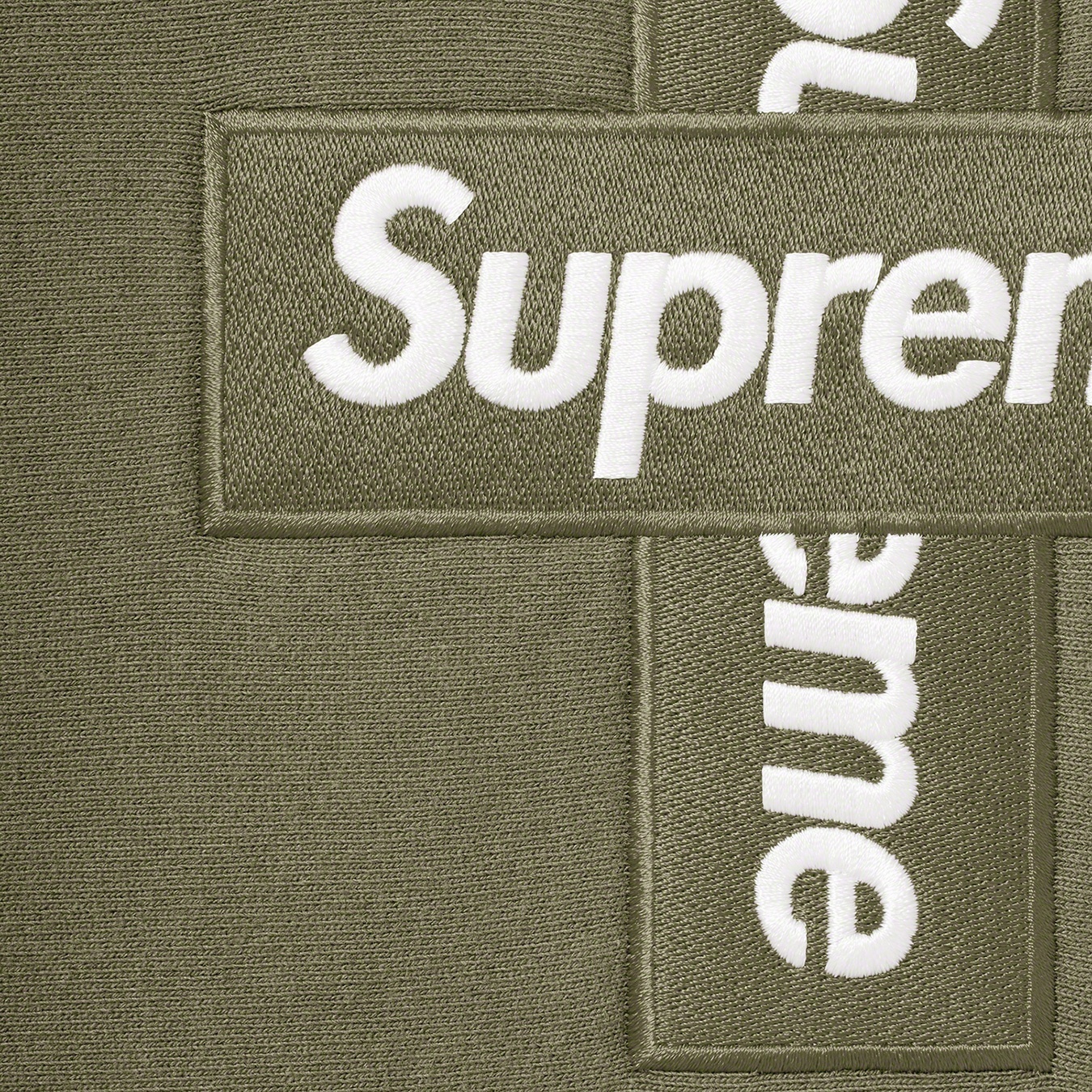 Cross Box Logo Hooded Sweatshirt view 2